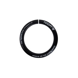 Проставочное кольцо на штырь вилки велосипеда 1.1/2. TOOPRE TP-50.2., алюминий, черное