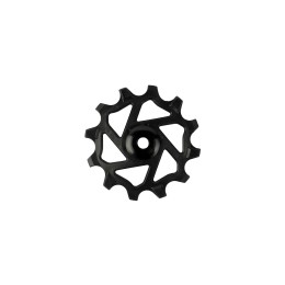 Ролик натяжителя заднего переключателя 12T . пластиковый. KENLI KL-4012E, черный