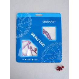 Ротор дискового тормоза 160 мм TOOPRE G3-160color, 44мм., толщина 1.8мм. 6 отверстий, цветной