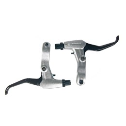 Ручки тормоза TOOPRE правая + левая, алюминий, серые