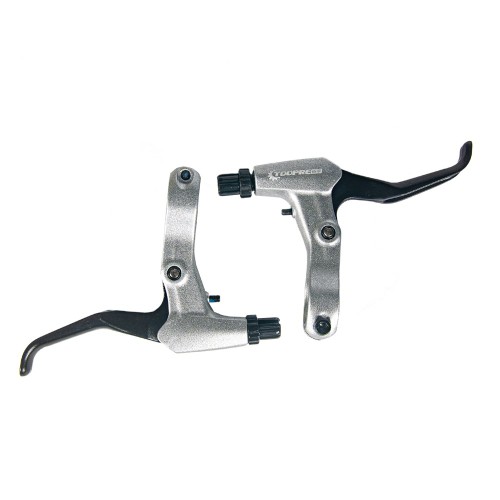 Ручки тормоза TOOPRE правая + левая, алюминий, серые