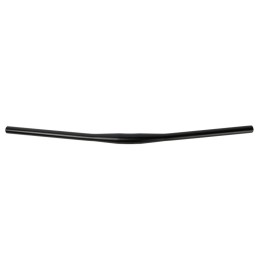 Руль 660 мм алюминиевый JSH-13, баттированный,  чёрный, диам.: 31.8MM, W:660MM, RISE:0MM, BEND:6 град