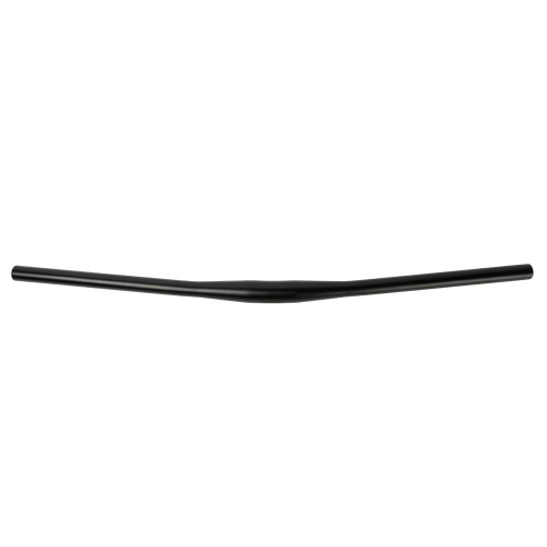 Руль 660 мм алюминиевый JSH-13, баттированный,  чёрный, диам.: 31.8MM, W:660MM, RISE:0MM, BEND:6 град