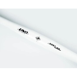 Руль UNO HB-005, 600 мм, подъем 0 мм, диаметр крепления руля 31,8 мм, алюминиевый, белый