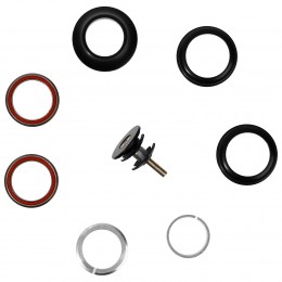 Рулевая колонка Dream Bike 1-1/8, алюминий + сталь, безрезьбовая, пром. подшипник, полуинтегрированная