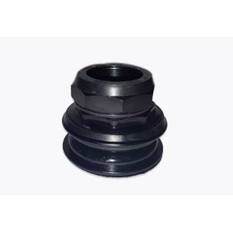 Рулевая колонка KENLI KL-B410, 9 частей, резьбовая, 1.1/8"х30d, сталь, высота 25.5мм, сепаратор.подшипники 5/32"х22, чашки 50х44d, черная
