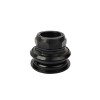 Рулевая колонка KENLI KL-B410, 9 частей, резьбовая, 1.1/8"х30d, сталь, высота 25.5мм, сепаратор.подшипники 5/32"х22, чашки 50х44d, черная