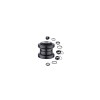 Рулевая колонка MIXIEER, 1-1/8", безрезьбовая, EC 34 / 28.6  EC 34/30, подшипники 5/32"x20- 2шт, с якорем, высота 24.5мм, черная