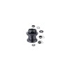 Рулевая колонка MIXIEER QLP-2A2(BK) 1", резьбовая, EC 30/25.4-24T  EC 30/27, подшипники 5/32"x16- 2шт, высота 32.5мм, черная