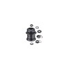 Рулевая колонка MIXIEER, 1", резьбовая, EC 34/25.4-24T  EC 34/27, подшипники 5/32"x16- 2шт, высота 35.5мм, черная