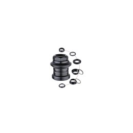 Рулевая колонка MIXIEER, 1", резьбовая, EC 34/25.4-24T  EC 34/27, подшипники 5/32"x16- 2шт, высота 35.5мм, черная
