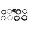 Рулевая колонка NECO, 1-1/8", безрезьбовая, EC 34/28,6  EC 34/30, подшип. 5/32"x22- 2шт, с якорем, высота 25 мм, черн.