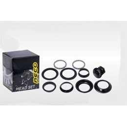 Рулевая колонка NECO H115 полуинтегрированная 1-1/8"х44/50х30 с якорем+подшипники черная