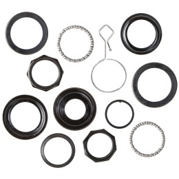 Рулевая колонка STG GH-818D, конусная, 1,1/8"; 28.6/44-30/44; w/ALLOY COVER