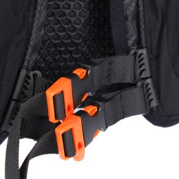 Рюкзак с гидратором COMIRON PATAGONIA отсек для воды на молнии, карман для бутылки, черный-красный