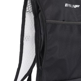 Рюкзак с гидратором ESLNF отсек для воды на молнии, с карманом-сеткой (47х22х1.5см), черный