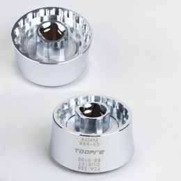 Съемник кареток 5в1 под трещотку TOOPRE TL-5in1 (FSA386, DUB16T, BB9100, Hollowtech(44mm), BBR60) анодированный алюминий