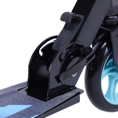 Самокат 2-х колесный COMIRON 145мм Сlassic GT2021-G3 / Cybertech /, розовый/голубой (грипсы черно-голубые)