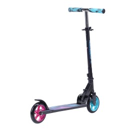 Самокат 2-х колесный COMIRON 145мм Сlassic GT2021-G3 / Cybertech /, розовый/голубой (грипсы черно-голубые)