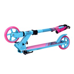 Самокат 2-х колесный COMIRON 145мм Сlassic GT2021-С4, розовый/голубой (грипсы розово-черные)