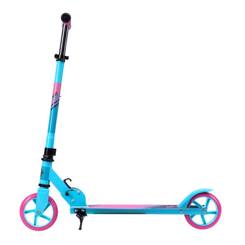 Самокат 2-х колесный COMIRON 145мм Сlassic GT2021-С4, розовый/голубой (грипсы розово-черные)