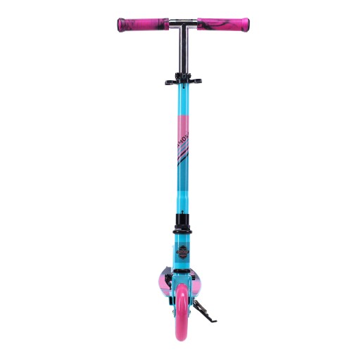 Самокат 2-х колесный COMIRON 145мм Сlassic GT2021-С4, розовый/голубой (грипсы розово-черные)