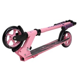 Самокат 2-х колесный Woohooo Flyke / колеса 145мм / Dazzling Rose, черно-розовый