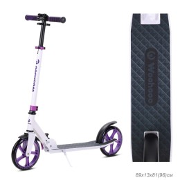 Самокат 2-х колесный Woohooo Vibex / колеса 200мм / Ice Purple, белый/фиолетовый