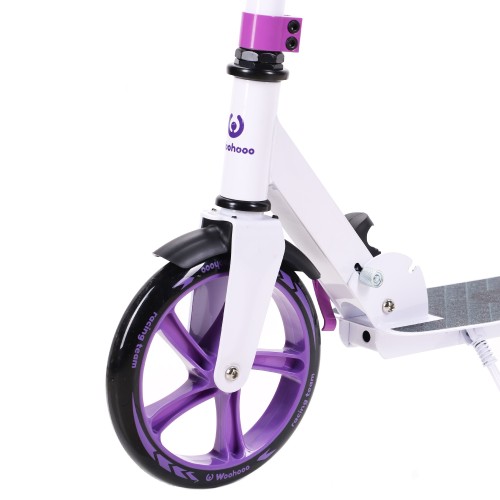 Самокат 2-х колесный Woohooo Vibex / колеса 200мм / Ice Purple, белый/фиолетовый