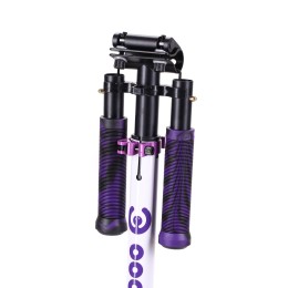 Самокат 2-х колесный Woohooo Vibex / колеса 200мм / Ice Purple, белый/фиолетовый
