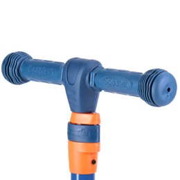 Самокат 3-х колесный COMIRON SUNNY GT806-3, бело-синий оранжевый