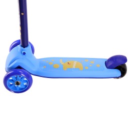 Самокат 3-х колесный COMIRON SUNNY GT806-8 синий слоник