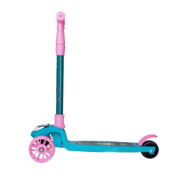 Самокат 3-х колесный COMIRON Yeenot Панда E300/1, голубой/розовый