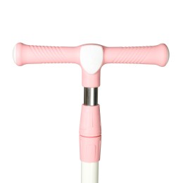 Самокат 3-х колесный COMIRON Yeenot Зайчик JLBB-808 без сиденья, розовый/белый