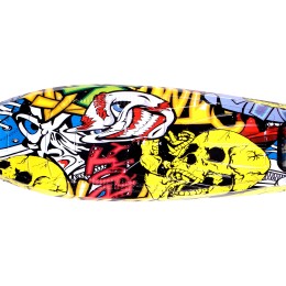 Самокат 3-х колесный JP-MG-03BZ1 граффити  светятся колеса