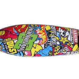 Самокат 3-х колесный JP-MG-03BZ3 граффити светятся колеса