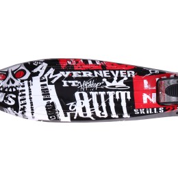 Самокат 3-х колесный JP-MG-03BZ4 граффити светятся колеса