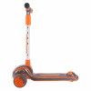 Самокат 3-х колесный SCOOTER Hyper / HQ-905 МУЗЫКАЛЬНЫЙ, оранжевый/серый