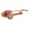 Самокат 3-х колесный SCOOTER Hyper / HQ-905 МУЗЫКАЛЬНЫЙ, оранжевый/серый