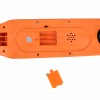 Самокат 3-х колесный SCOOTER Hyper / HQ-905 МУЗЫКАЛЬНЫЙ, оранжевый/серый