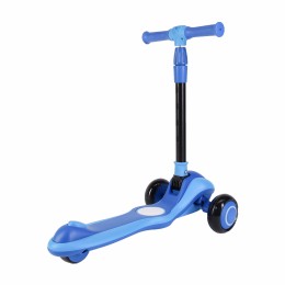 Самокат 3-х колесный SCOOTER Infinity / NR-011 МУЗЫКАЛЬНЫЙ, синий/голубой