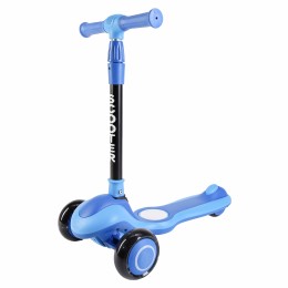 Самокат 3-х колесный SCOOTER Infinity / NR-011 МУЗЫКАЛЬНЫЙ, синий/голубой