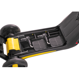 Самокат-беговел FL-868, 3 в 1 черно-лимонный