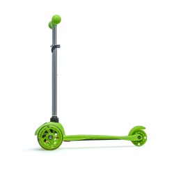 Самокат детский Atemi Baby Road колеса (118/76 мм), AKC01A, светодиоды, ЗЕЛЕНЫЙ