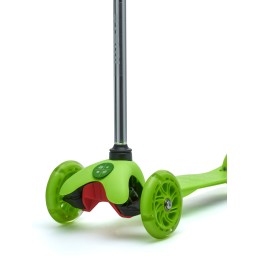 Самокат детский Atemi Baby Road колеса (118/76 мм), AKC01A, светодиоды, ЗЕЛЕНЫЙ