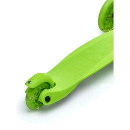 Самокат детский Atemi Baby Road колеса (118/76 мм), AKC01A, светодиоды, ЗЕЛЕНЫЙ