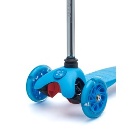 Самокат детский Atemi Baby Road колеса (118/76 мм), AKC01B, светодиоды, СИНИЙ