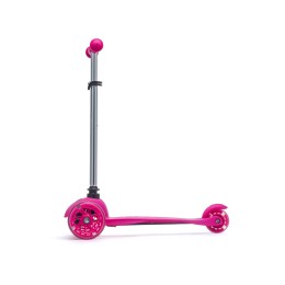 Самокат детский Atemi Baby Road колеса (118/76 мм), AKC01C, светодиоды, РОЗОВЫЙ