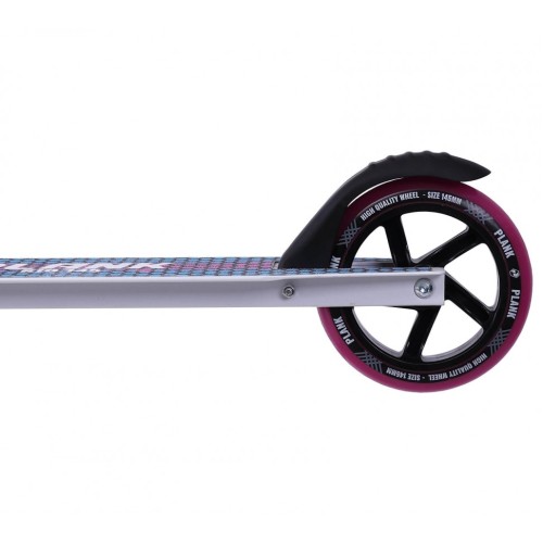 Самокат PLANK RIO 145 WHITE/RHODAMINE RED (БЕЛО-РОЗОВЫЙ)