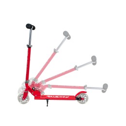 Самокат-снегокат PLAYSHION BLUESKY-SNW (красный)	